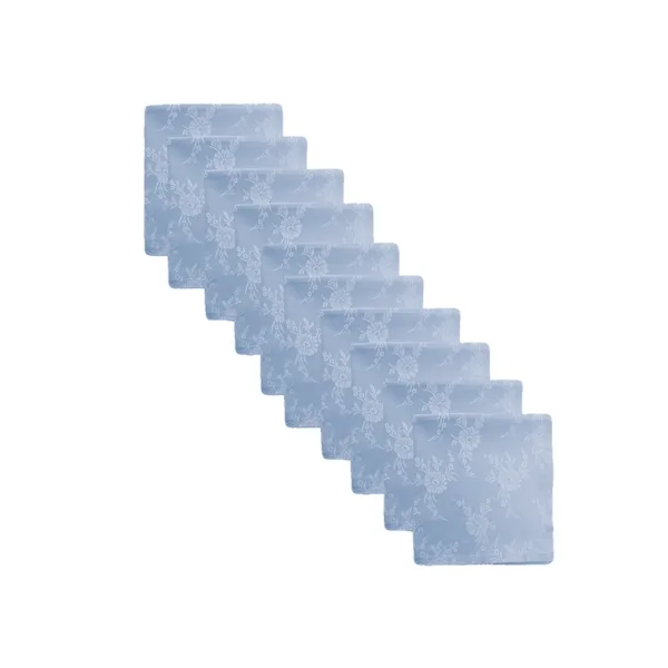 Tovaglioli in cotone fantasia margherita 53x53cm (Set da 10)