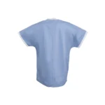 Giacca azzurra con rimessi bianchi