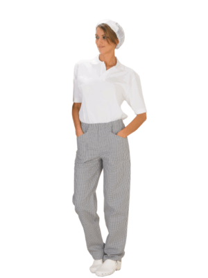 Pantalone cuoco donna/unisex "Pied de poule"